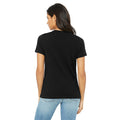 Black - Side - Bella + Canvas Womens-Ladies Jersey Short-Sleeved T-Shirt