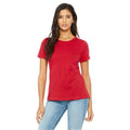 Red - Back - Bella + Canvas Womens-Ladies Jersey Short-Sleeved T-Shirt