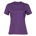 Royal Purple - Front - Bella + Canvas Womens-Ladies Jersey Short-Sleeved T-Shirt