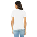 White - Side - Bella + Canvas Womens-Ladies Jersey Short-Sleeved T-Shirt