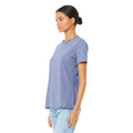 Lavender Blue - Side - Bella + Canvas Womens-Ladies Jersey Short-Sleeved T-Shirt