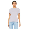 Lavender Dust - Side - Bella + Canvas Womens-Ladies Jersey Short-Sleeved T-Shirt