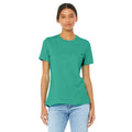 Teal - Lifestyle - Bella + Canvas Womens-Ladies Jersey Short-Sleeved T-Shirt
