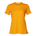 Gold - Front - Bella + Canvas Womens-Ladies Jersey Short-Sleeved T-Shirt