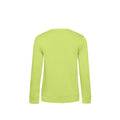 Lime Green - Back - B&C Womens-Ladies Organic Sweatshirt
