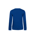 Royal Blue - Back - B&C Womens-Ladies Organic Sweatshirt