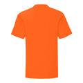 Orange - Back - Fruit of the Loom Childrens-Kids T-Shirt