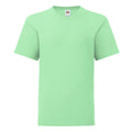 Mint Green - Front - Fruit of the Loom Childrens-Kids T-Shirt