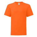 Orange - Front - Fruit of the Loom Childrens-Kids T-Shirt
