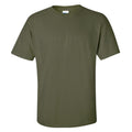 Military Green - Front - Gildan Mens Ultra Cotton Short Sleeve T-Shirt
