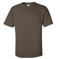 Olive - Front - Gildan Mens Ultra Cotton Short Sleeve T-Shirt