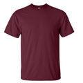 Maroon - Front - Gildan Mens Ultra Cotton Short Sleeve T-Shirt