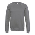 Carbon Grey Heather - Front - Bella + Canvas Unisex Adult Fleece Raglan Sweatshirt