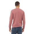 Mauve - Back - Bella + Canvas Unisex Adult Fleece Drop Shoulder Sweatshirt