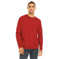 Brick Red - Front - Bella + Canvas Unisex Adult Fleece Drop Shoulder Sweatshirt