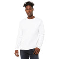 DTG White - Back - Bella + Canvas Unisex Adult Fleece Drop Shoulder Sweatshirt
