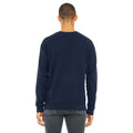 Navy - Back - Bella + Canvas Unisex Adult Fleece Drop Shoulder Sweatshirt