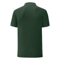 Bottle Green - Back - Fruit of the Loom Mens Tailored Polo Shirt