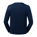 French Navy - Back - Russell Mens Long-Sleeved T-Shirt