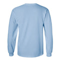 Light Blue - Back - Gildan Mens Plain Crew Neck Ultra Cotton Long Sleeve T-Shirt