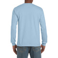 Light Blue - Pack Shot - Gildan Mens Plain Crew Neck Ultra Cotton Long Sleeve T-Shirt