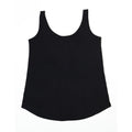 Black - Front - Mantis Womens-Ladies Relaxed Tank Top
