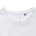 White - Lifestyle - Russell Mens Pure Organic Short-Sleeved T-Shirt
