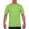 Lime - Back - Gildan Mens Premium Cotton Ring Spun Short Sleeve T-Shirt