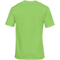 Lime - Side - Gildan Mens Premium Cotton Ring Spun Short Sleeve T-Shirt