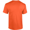 Orange - Back - Gildan Mens Heavy Cotton Short Sleeve T-Shirt