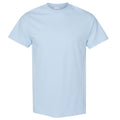 Light Blue - Front - Gildan Mens Heavy Cotton Short Sleeve T-Shirt