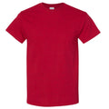 Antique Cherry Red - Front - Gildan Mens Heavy Cotton Short Sleeve T-Shirt
