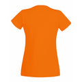 Orange - Back - Fruit Of The Loom Ladies-Womens Lady-Fit Valueweight Short Sleeve T-Shirt (Pack Of 5)