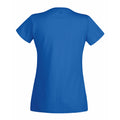 Royal - Back - Fruit Of The Loom Ladies-Womens Lady-Fit Valueweight Short Sleeve T-Shirt (Pack Of 5)