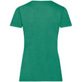 Retro Heather Green - Back - Fruit Of The Loom Ladies-Womens Lady-Fit Valueweight Short Sleeve T-Shirt (Pack Of 5)