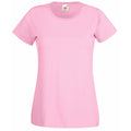 Light Pink - Front - Fruit Of The Loom Ladies-Womens Lady-Fit Valueweight Short Sleeve T-Shirt (Pack Of 5)