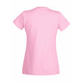 Light Pink - Back - Fruit Of The Loom Ladies-Womens Lady-Fit Valueweight Short Sleeve T-Shirt (Pack Of 5)