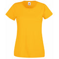 Sunflower - Front - Fruit Of The Loom Ladies-Womens Lady-Fit Valueweight Short Sleeve T-Shirt (Pack Of 5)