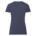 Vintage Heather Navy - Back - Fruit Of The Loom Ladies-Womens Lady-Fit Valueweight Short Sleeve T-Shirt (Pack Of 5)