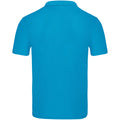 Azure Blue - Back - Fruit Of The Loom Mens Original Polo Shirt