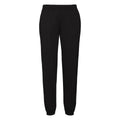 Black - Front - Fruit Of The Loom Mens Classic Elasticated Jogging Bottoms