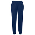 Navy - Front - Fruit Of The Loom Mens Classic Elasticated Jogging Bottoms