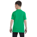 Irish Green - Side - Gildan Youth Unisex Heavy Cotton T-Shirt