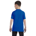 Royal - Side - Gildan Youth Unisex Heavy Cotton T-Shirt