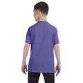Violet - Side - Gildan Youth Unisex Heavy Cotton T-Shirt