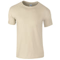 Sand - Front - Gildan Mens Short Sleeve Soft-Style T-Shirt