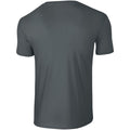 Charcoal - Back - Gildan Mens Short Sleeve Soft-Style T-Shirt