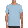 Light Blue - Back - Gildan Mens Short Sleeve Soft-Style T-Shirt