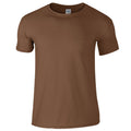 Heather Cardinal - Side - Gildan Mens Short Sleeve Soft-Style T-Shirt