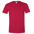 Cherry Red - Front - Gildan Mens Short Sleeve Soft-Style T-Shirt